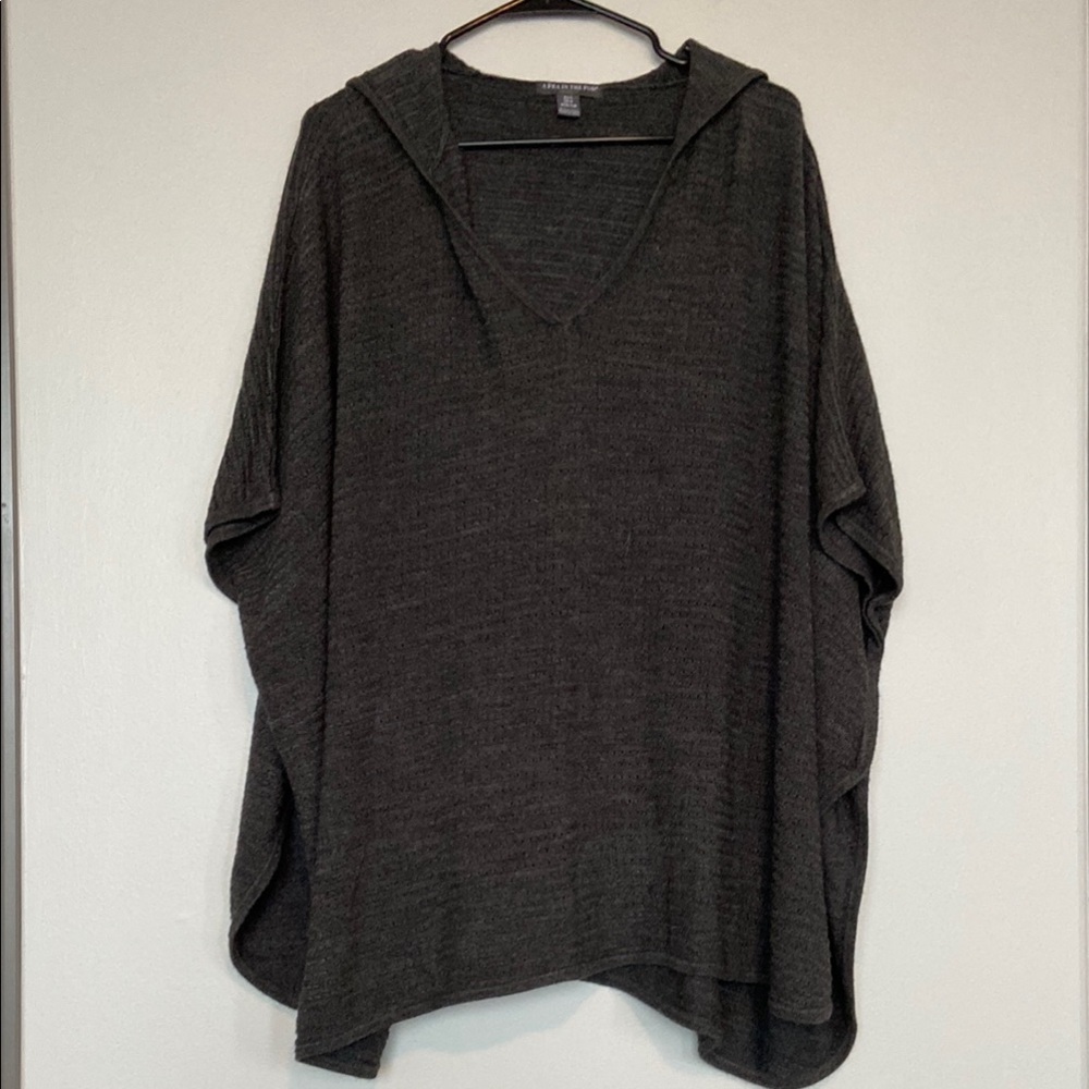 A Pea in the Pod Charcoal Maternity Wear Poncho